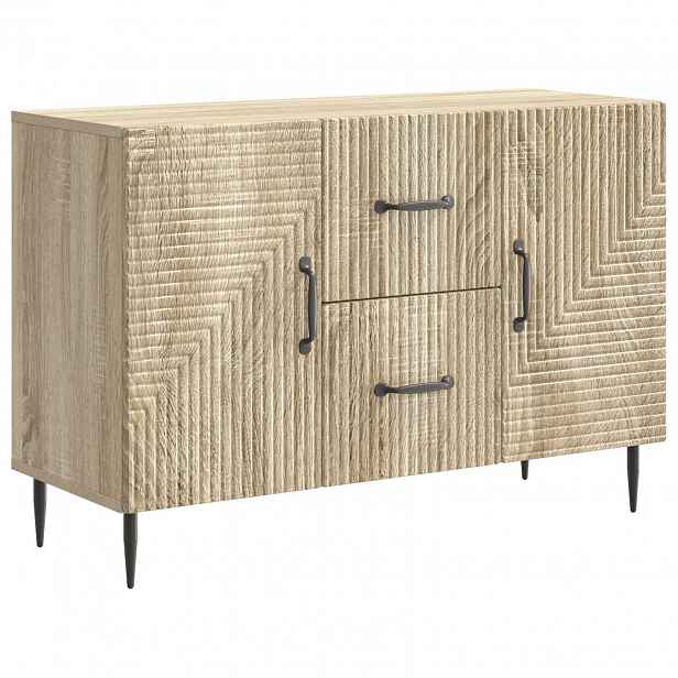vidaXL Servírovací skříň Dub sonoma 89 x 34,5 x 60 cm Kompozitní dřevo