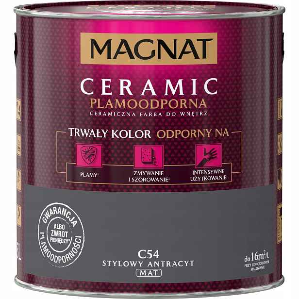 Barva Magnat Ceramic 2,5L C54 Stylový Antracit