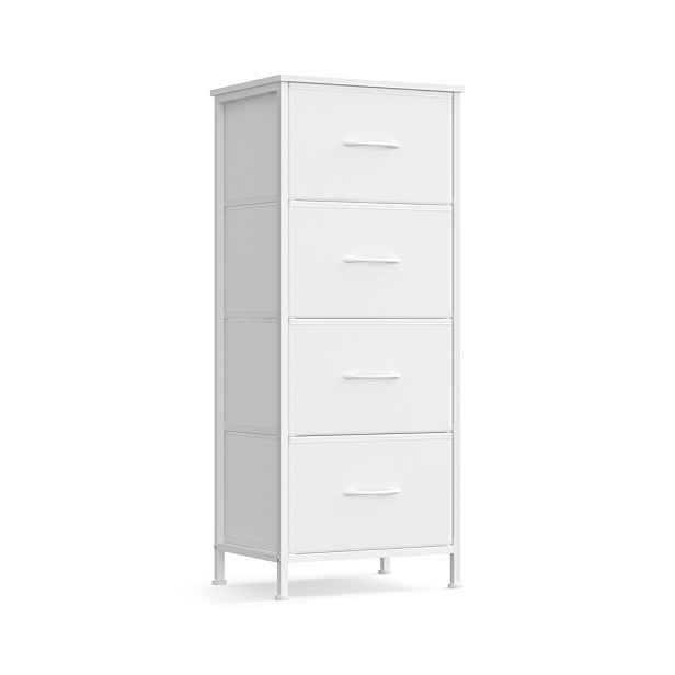 SONGMICS Komoda s látkovými zásuvkami Dopi 39,6 cm bílá