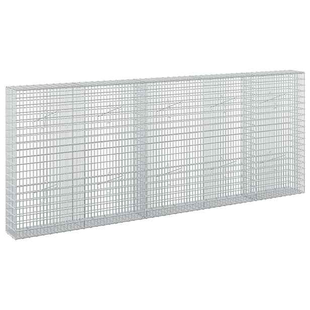 vidaXL Gabion s drátem 5 mm a síťkou 5x2,5 cm 250x20x100 cm