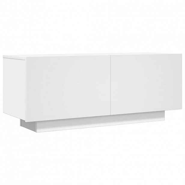 vidaXL TV skříňka bílá 100 x 35 x 40 cm kompozitní dřevo
