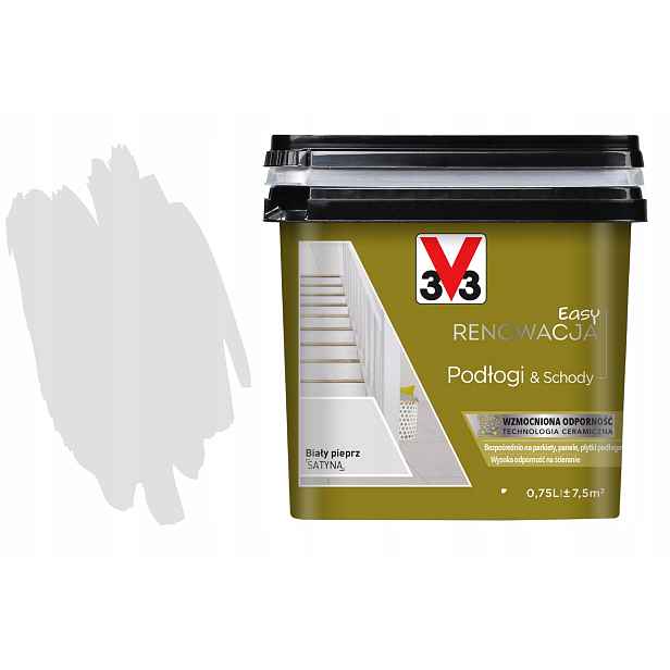 3V3 Easy Renovace Pvc Kafli Dlaždice Schody Garáž Boazeria Satén 750ML