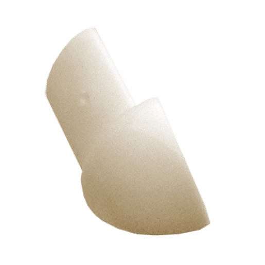 Roh k liště oblý PVC slonová kost výška 9 mm, LROH903