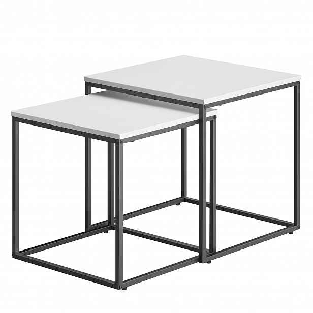 Sada 2ks konferenčních stolků QUADRO, bílé