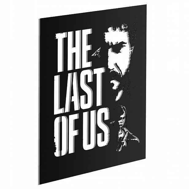 Joel a Ellie Hra The Last Of Us Dřevěný 3D obraz