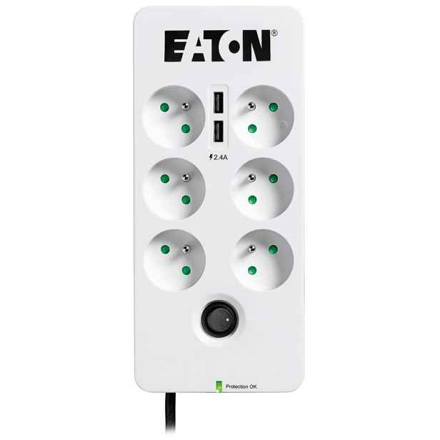 Kabel prodlužovací s přepěťovou ochranou Eaton PB6UF 1,5 m IP 20