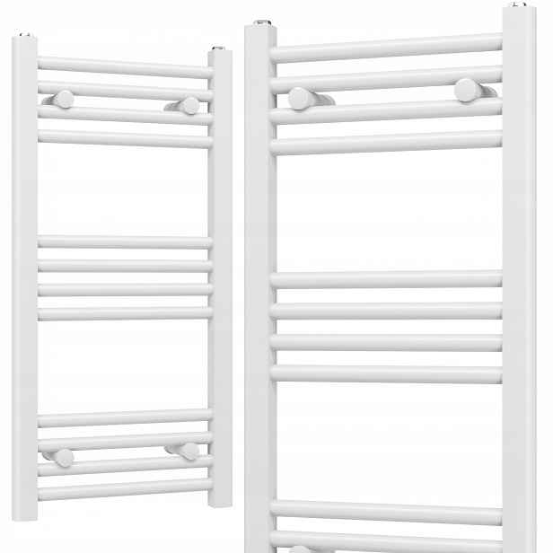 Koupelnový Radiátor Žebřík 400 x 800 273W 12-ŽEBEREK Bílý Slim 40x80cm