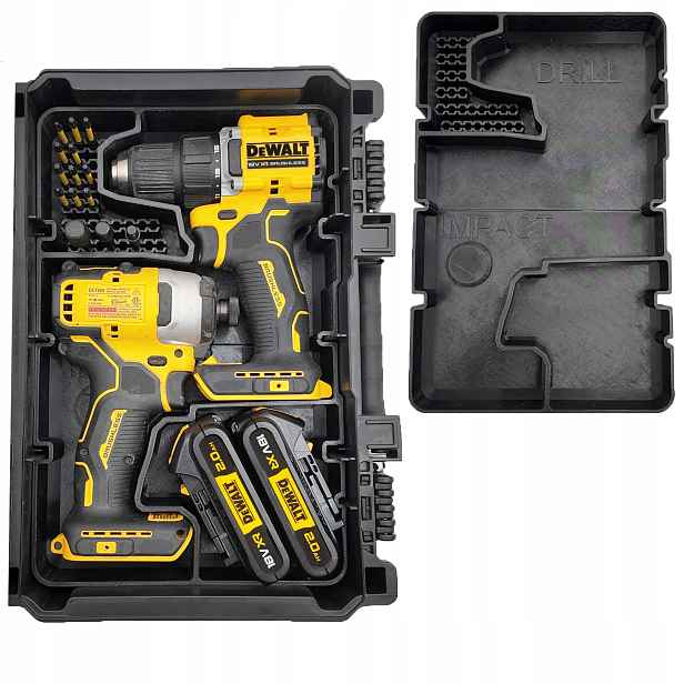 Organizér DeWalt ToughSystem 2.0 pro šroubovák Šroubovák DCF809 DCD794 3DMX