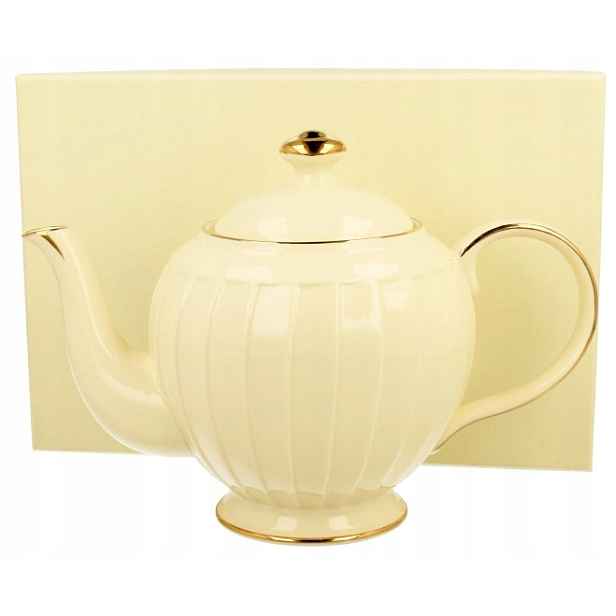 Porcelánová konvice na čaj 1125 ml Nina elegance ecru béžová konvice