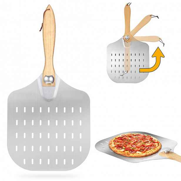 Špachtle Lopata Na Pizzu Ocelová Do Trouby 62 cm x 30,5 cm