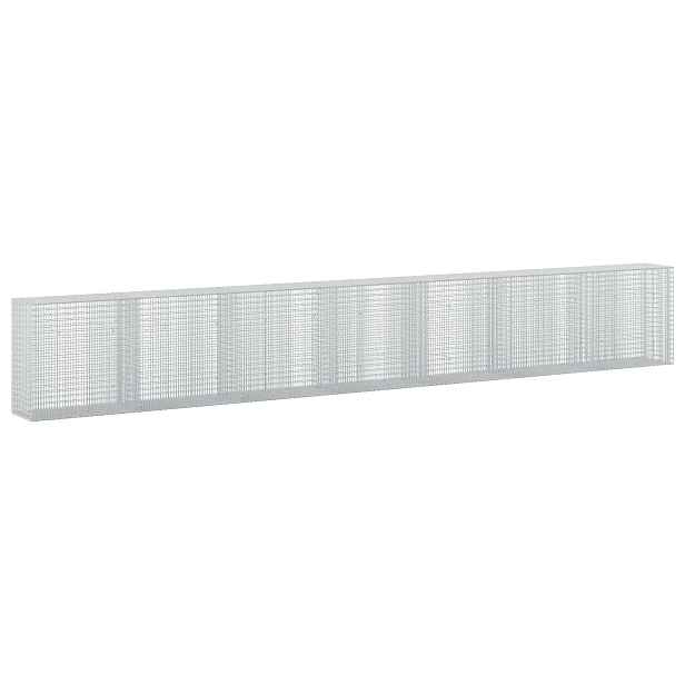 vidaXL Gabion s drátem 5 mm a síťkou 5x2,5 cm 700x50x100 cm