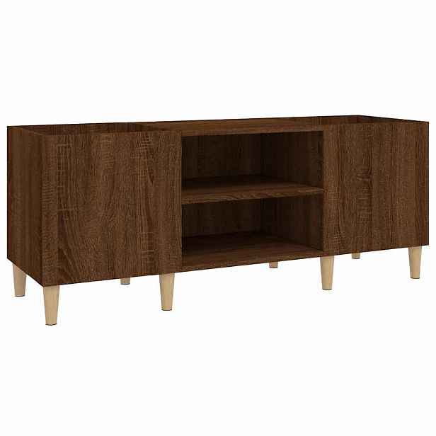 vidaXL Skříňka na LP desky hnědý dub 121x38x48 cm kompozitní dřevo