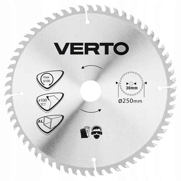 Vidlicový kotouč 250x30 mm 100T pro hliník 61H108