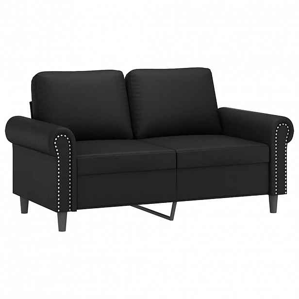vidaXL 2místná pohovka černá 120 cm umělá kůže