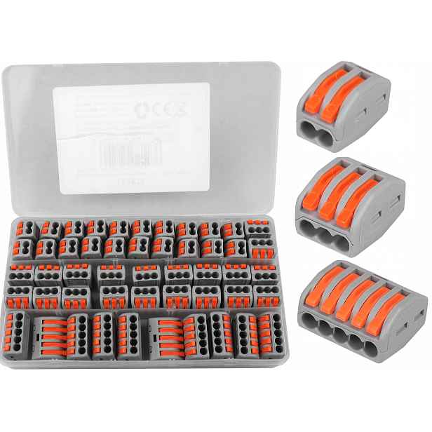 Elektrické Rychlospojky 2P 3P 5P Set 100 Kusů