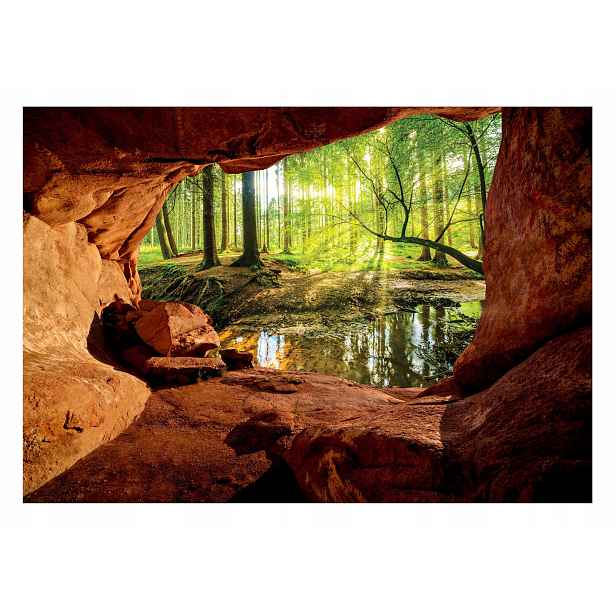 Fototapeta 3D Les Příroda Pohled na Ložnice 254x184