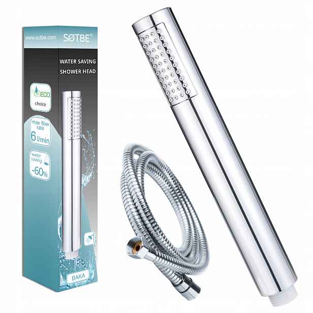 Sprchový set Sprchová Hlavice s opletenou hadicí 150 cm, chrom