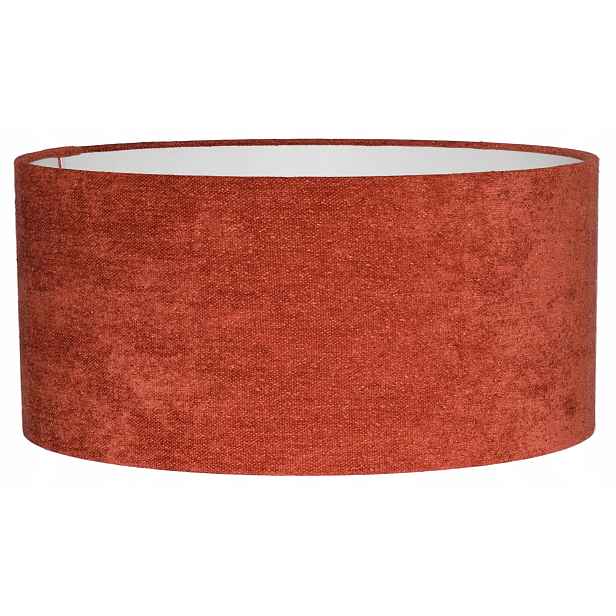 Stínidlo pro závěsnou stojací lampu Válec 50/25 cm E27 Červený Boucle Venosa