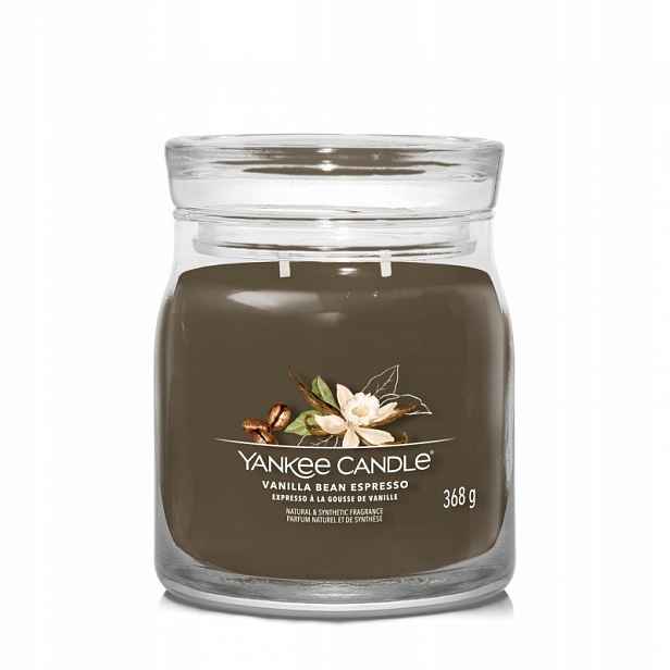 Střední svíčka Signature Vanilla Bean Espresso Yankee Candle