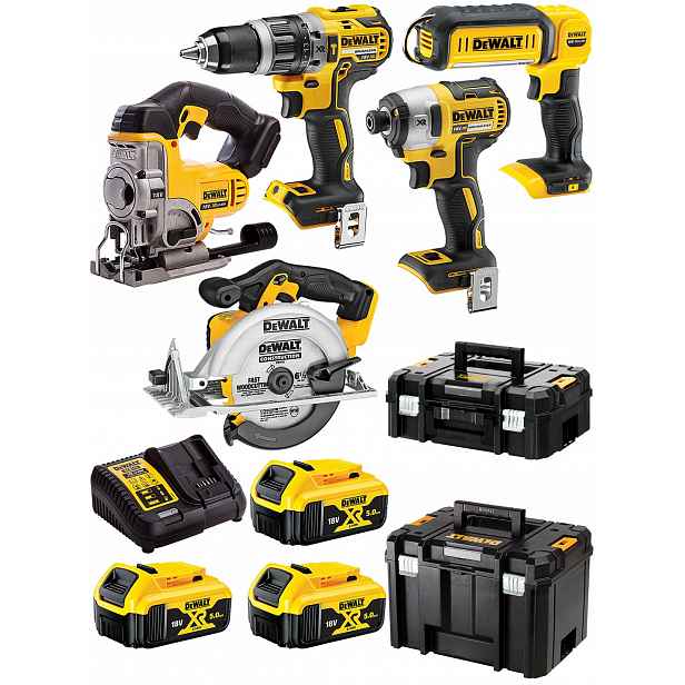 akumulátor Combo 5 nářadí 3x5Ah DeWALT DCK551P3T