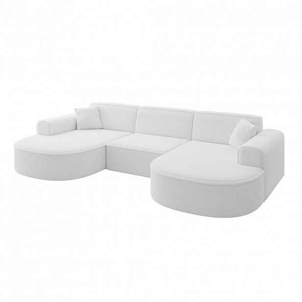 ALTDECOR SEDACÍ SOUPRAVA MARI-U1 – 303 x 171 x 79 cm, bílá, buklé
