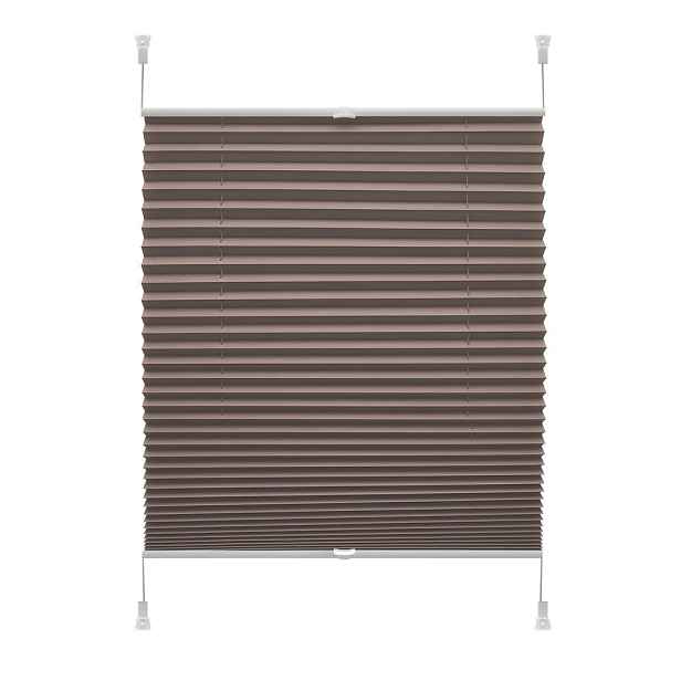 Hnědá roleta 97x150 cm Plisé Verona – Gardinia