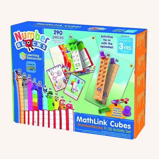 Learning Resources Sada kostek MathLink® s číselnými bloky 11-20