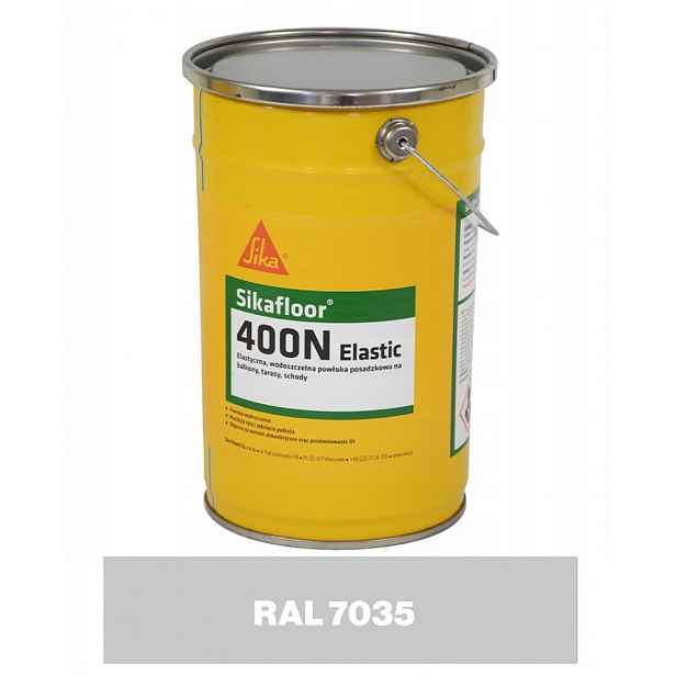 Sikafloor 400N Elastic – polyuretanová, pružná pryskyřice Ral 7035 6 kg