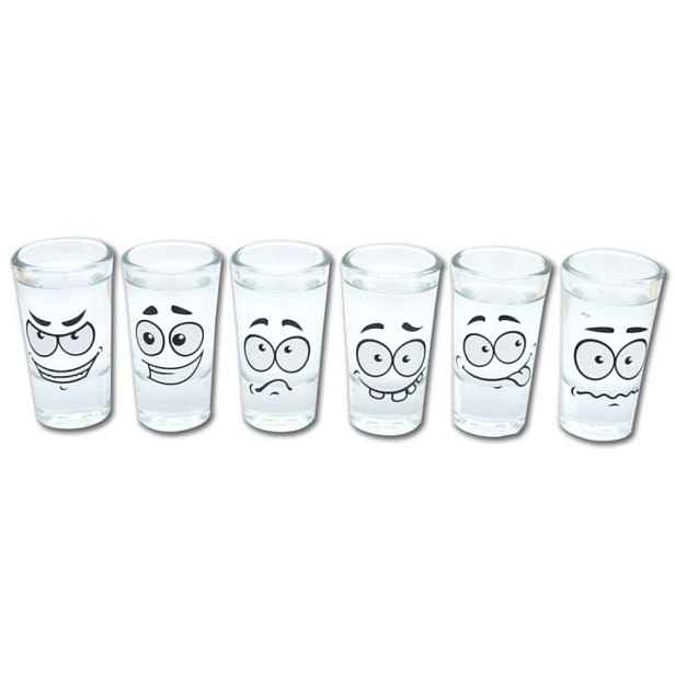 sklen. 25ml, 6ks, FUNNY panák