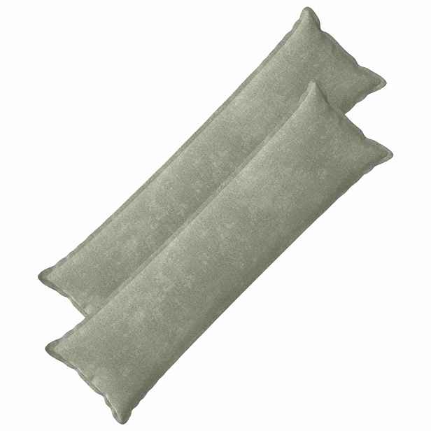 vidaXL Povlak na polštář 2 ks HOUTEN Zelená 40 x 145 cm