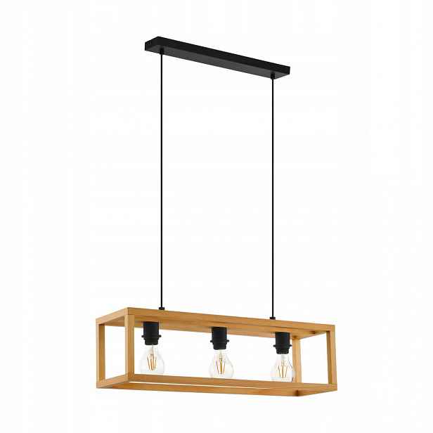 Závěsná loftová lampa 3x E27 70 cm Eglo Blackcrown