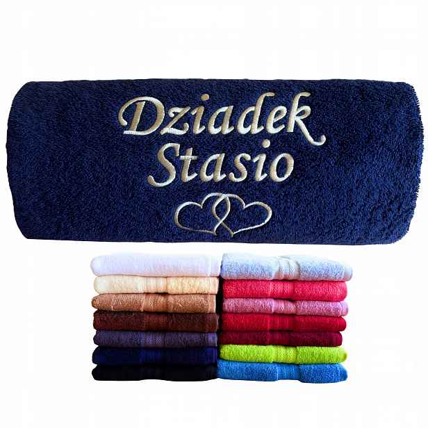 Personalizovaný dárek ke Dni babičky a dědečka pro prarodiče Velký Ručník