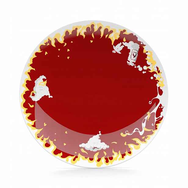 Porcelánový talíř 20 cm Hot 58products Tassen