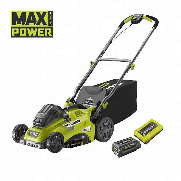 Ryobi RLM36X41H50G 36V bezuhlíková sekačka na trávu šířka záběru 40cm