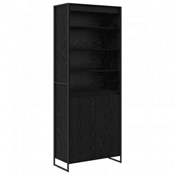 vidaXL Vysoké skříně Černý dub 79 x 36 x 200 cm Kompozitní dřevo