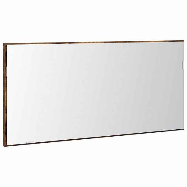 vidaXL Zrcadlo Hnědá 80 x 37 cm Sklo a inženýrské dřevo