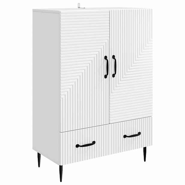 vidaXL Servírovací skříň Bílá 66 x 34,5 x 95 cm Kompozitní dřevo