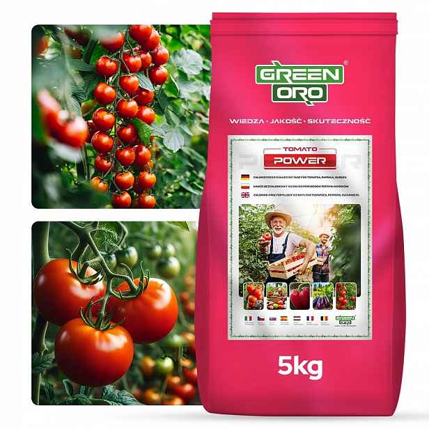 Hnojivo pro Rajčata Papriky Brambory Okurky Tomato Power 100 dní 5kg