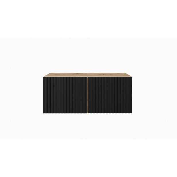 MASSENO ZÁVĚSNÝ TV STOLEK LIVO, 100/41/40 cm, dub Artisan