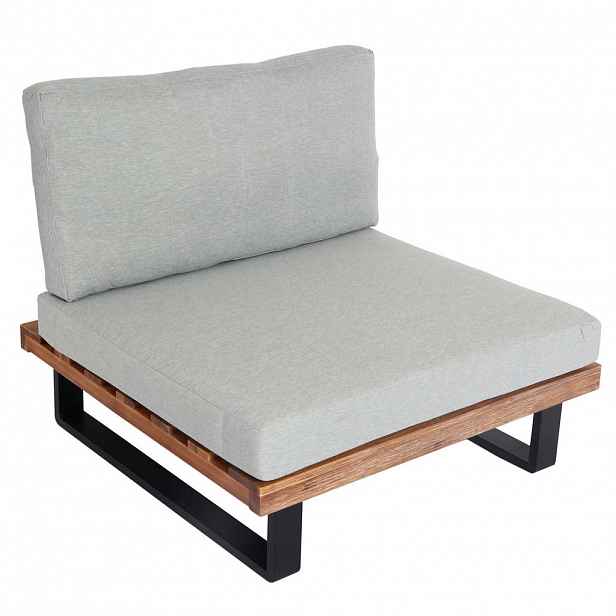 MCW LOUNGE-SESSEL Černá, hnědá, světle šedá