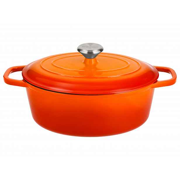 Silvercrest® Litinový hrnec Premium, Ø 29 cm / 4,8 l (oranžová)