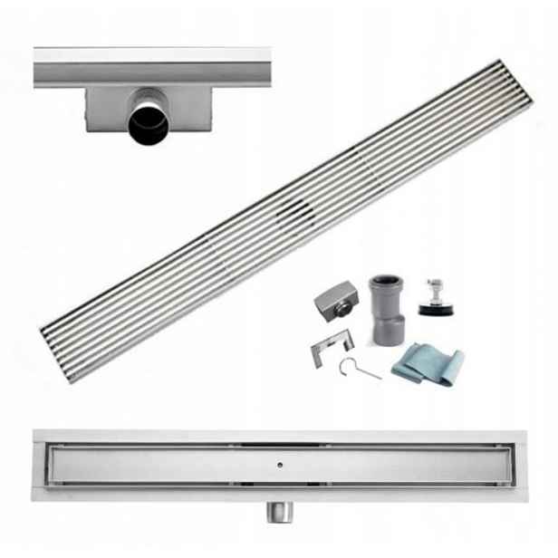 Lineární odtok 120 cm nízký, nízká konstrukce 52 mm, vzor M00