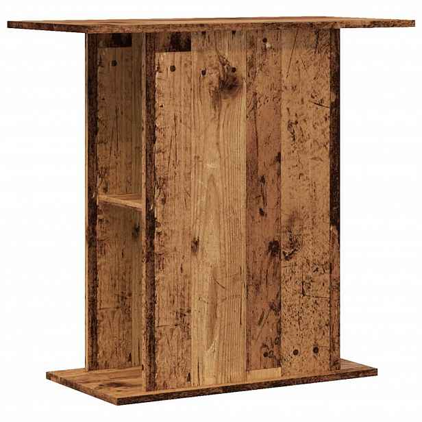vidaXL Stojan na akvárium, staré dřevo, 36 x 75 x 72,5 cm, konstrukční dřevo