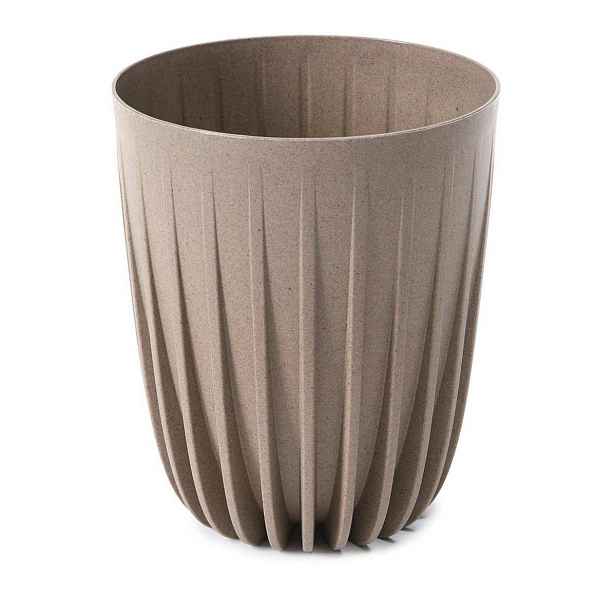 HowHomely Květináč STRIPPED ECO VI 25 cm latte