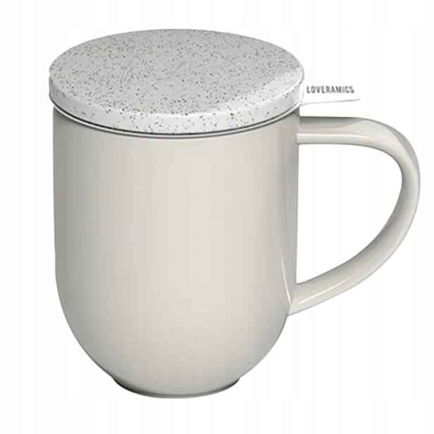 Hrnek na čaj se sítkem a víčkem Loveramics Pro Tea Béžový, 300 ml