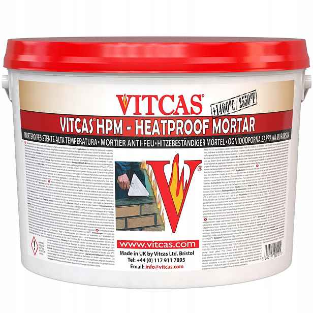 Krbová malta 1400°C Vitcas Hpm 10 kg