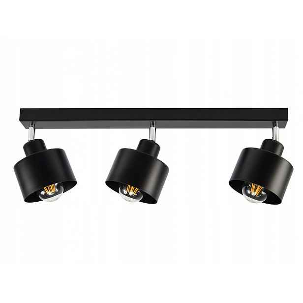 Lampa Stropní Svítidlo Skandinávská Loft Černá 384-B3 Led