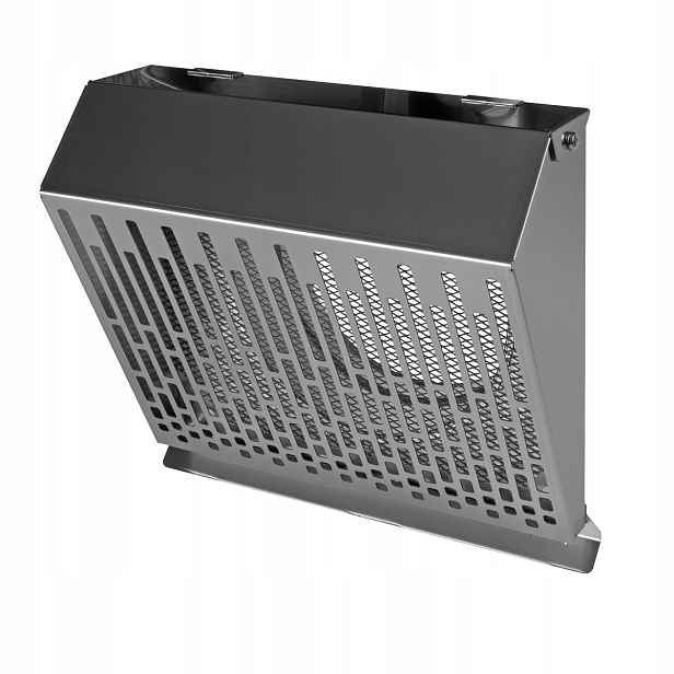 Nástěnný vystřelovač kovový fi200, inox Awenta Pro