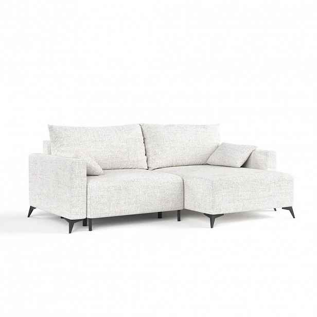 AltaBeds ROHOVÁ SEDAČKA NUVIO, textil, Krémová