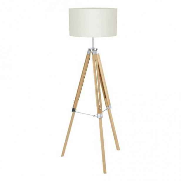 Eglo LANTADA stojací lampa přírodní dřevo 44114